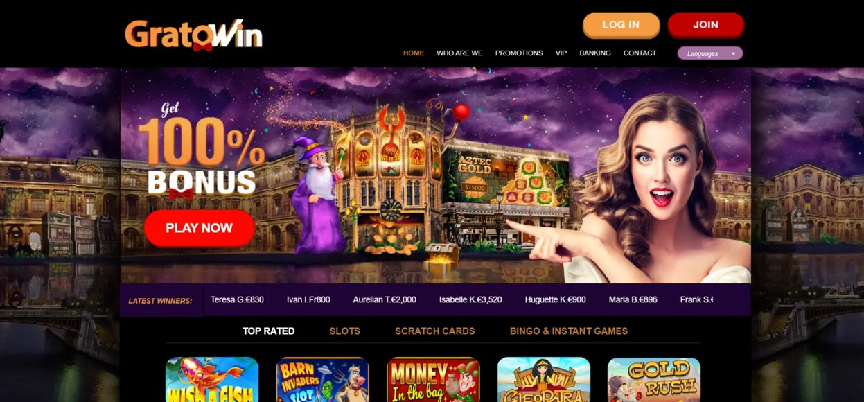 GratoWin Casino promocja